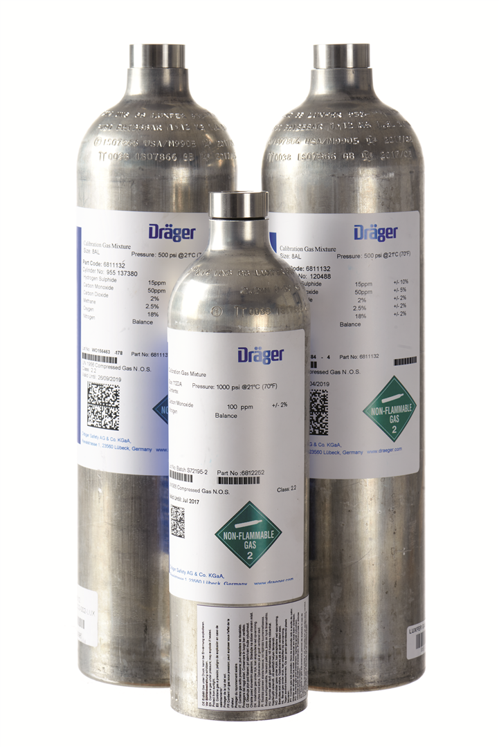 Testgas 112 L, 0,9 % C3H8/lucht