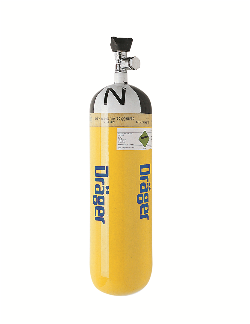 Ademluchtcil. 9,0 L/300 bar CFK