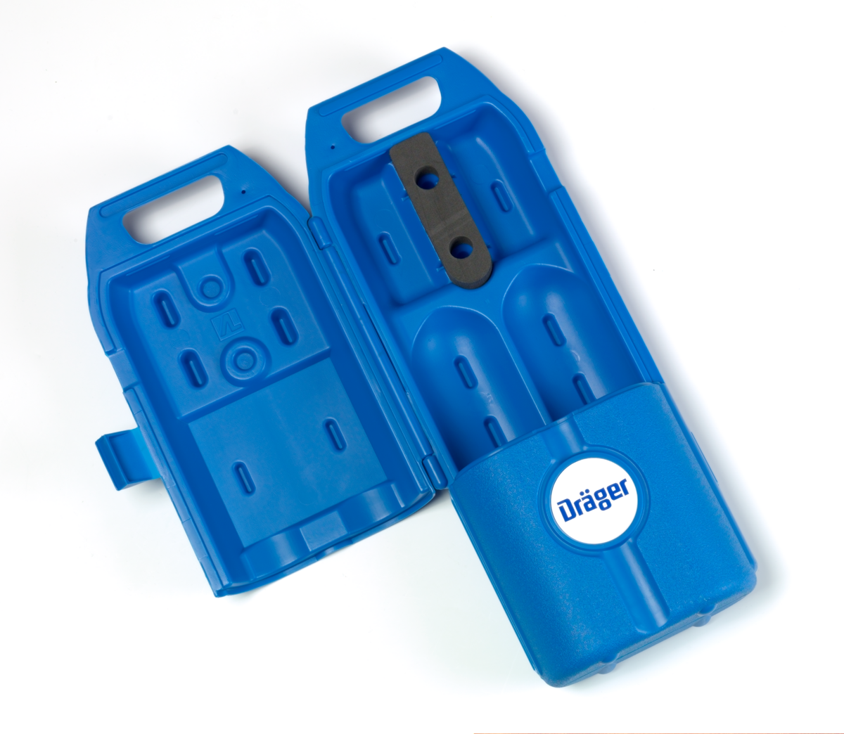 Carrying case, 2 test gas cylinder