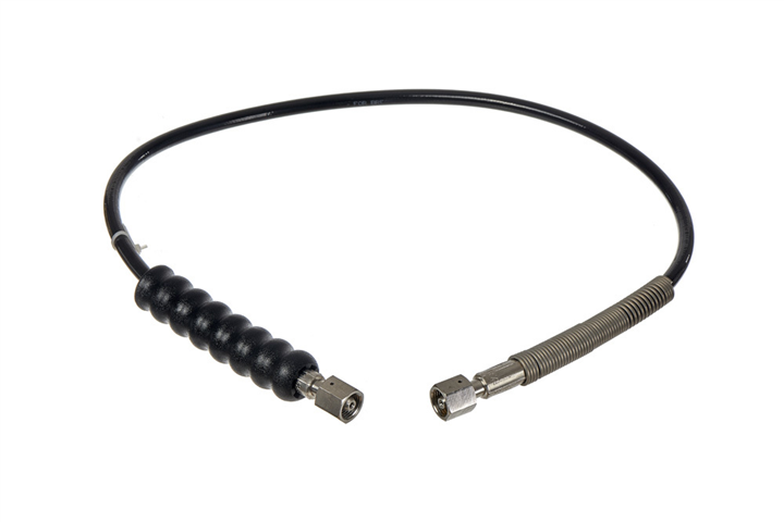 Hose, PS 425bar, 1m, breathing gas