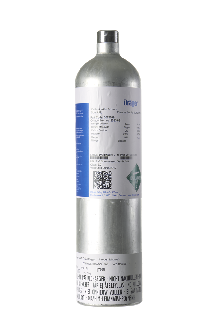 Testgas 58 L C4H8/C7H8/N2