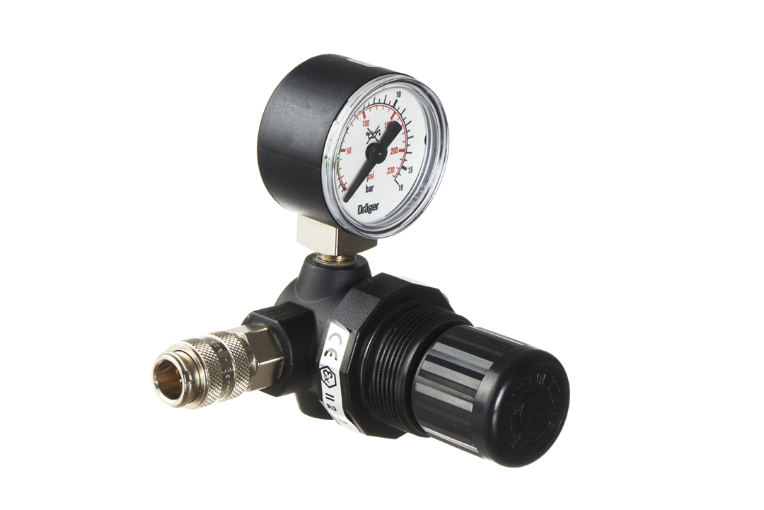O2 pressure reducer (20/7 bar adjust.)